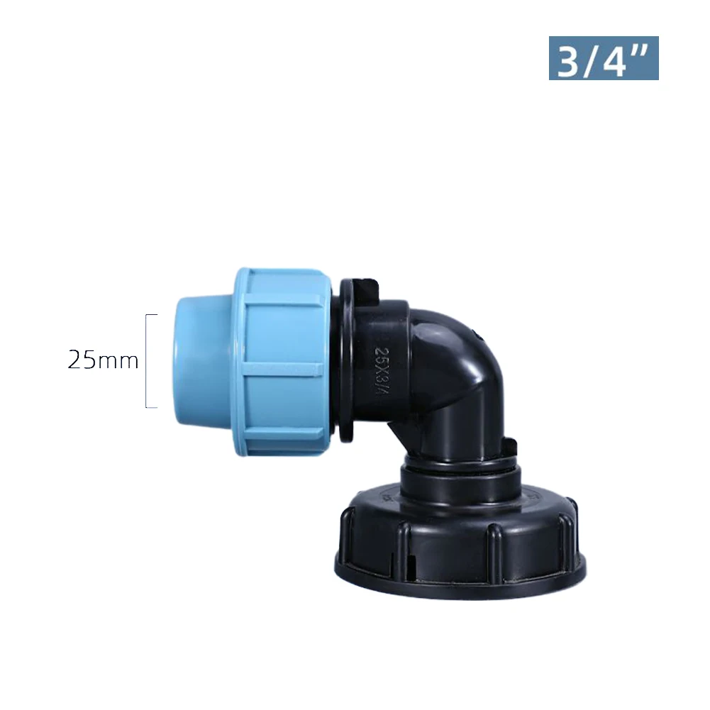 

IBC Water Splitter Tank Pipe T-Shaped Joint Garden PE Tube Tee Connector For 20/25/32MM Watering Irrigation Elbow Fitting Adapte