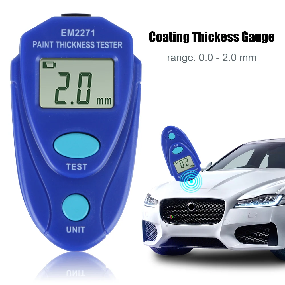 

Ca Test Paint Coating Thickness Meter Digital Gauges Polisher Auto Tester EM2271 Tools Motorcycle Accessories RV Boat Universal