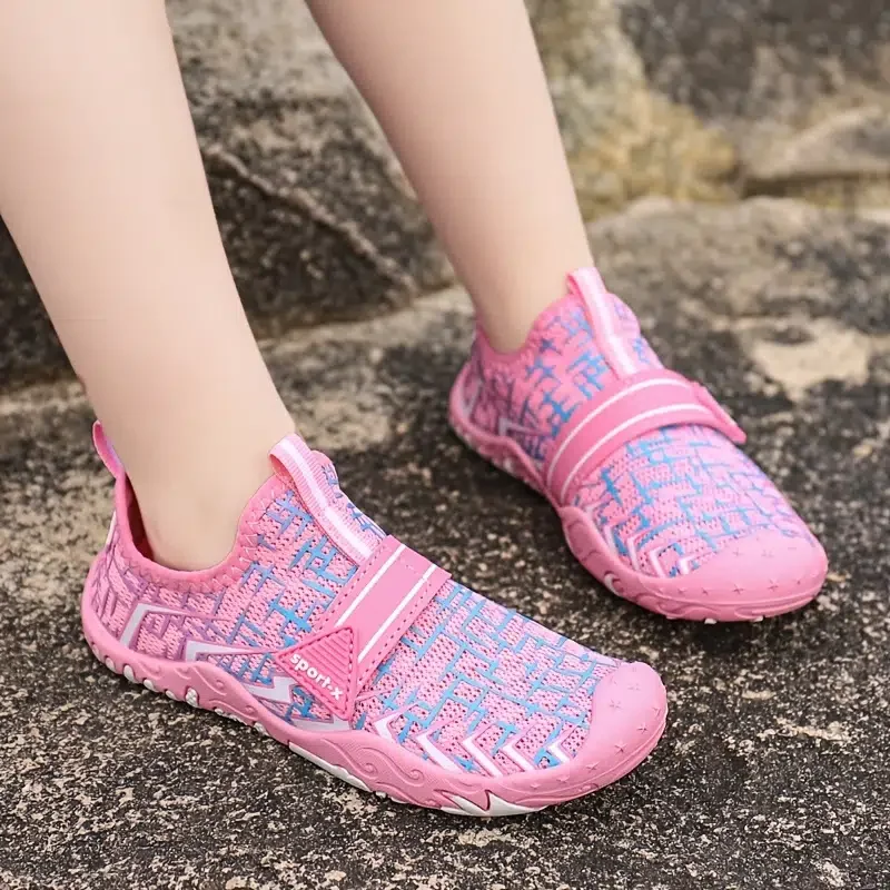Kids Non-slip Water Shoes Quick Dry Lightweight Sport Shoes For Beach Swim Pool