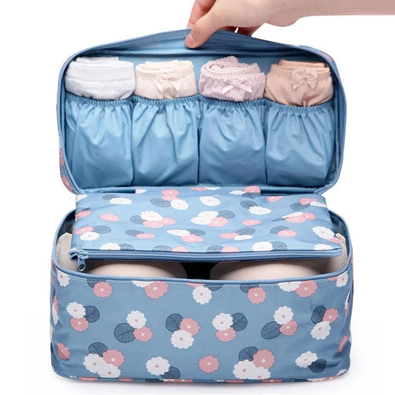 

2022 new travel bra bag underwear organizer bag cosmetics daily storage bag high quality women toiletries washing case