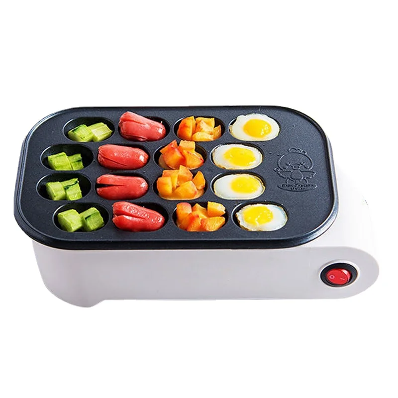 Mini Octopus Meatball Maker Electric Takoyaki Machine Snapper Pancake Baking Pan Hotdog Egg Omelette Cake Oven Waffle Maker G708