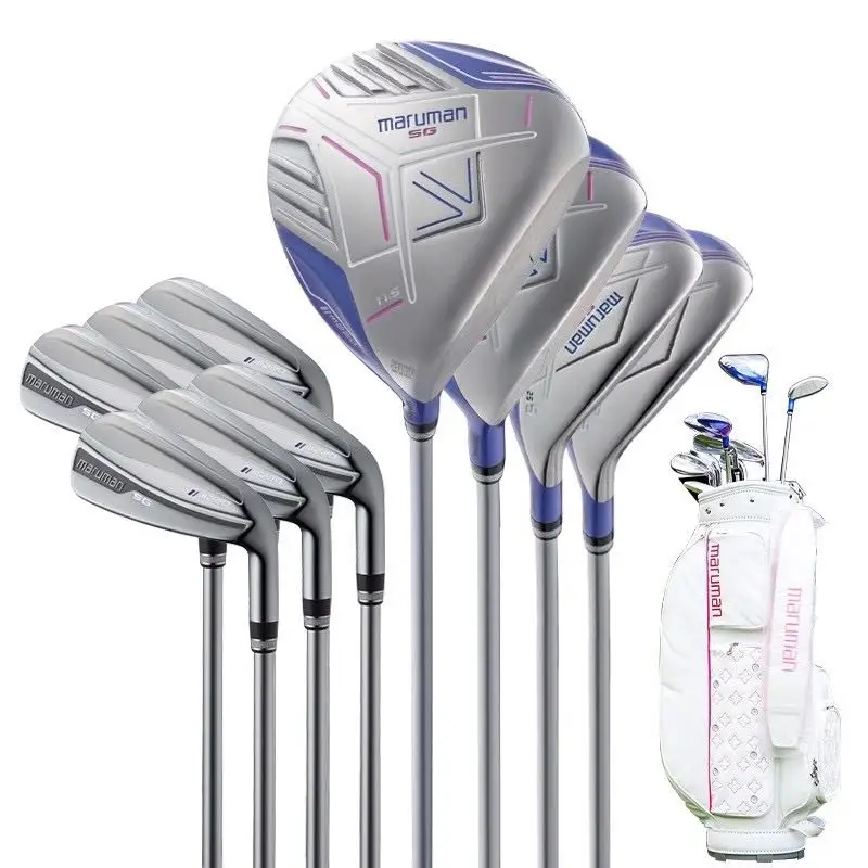 Maruman SG GOLF Women's clubs full set graphite shaft 11pcs / set 4 Wood 6 irons 1 putter and bag