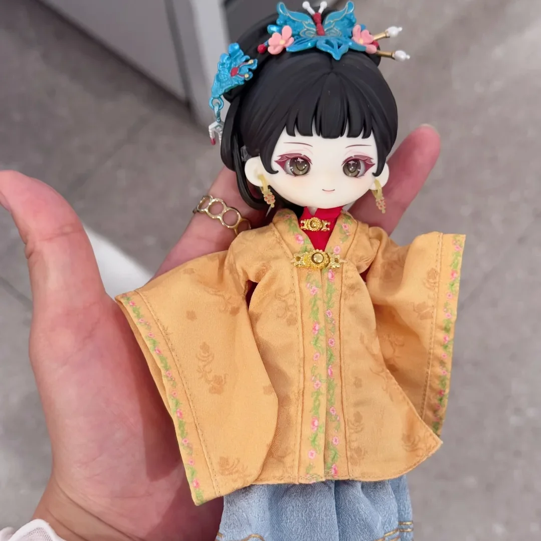 Фото Simontoys Liroro The Dream Of Red Mansion Series Традиционный китайский стиль 12-точечная BJD фигурка из слепой коробки с подвижными суставами, аниме-фигурка №4