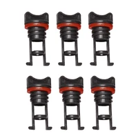 6 pieces plastic hull drain plug kit kayak canoe boat drain holes plugs replacement accessories for outdoors camping