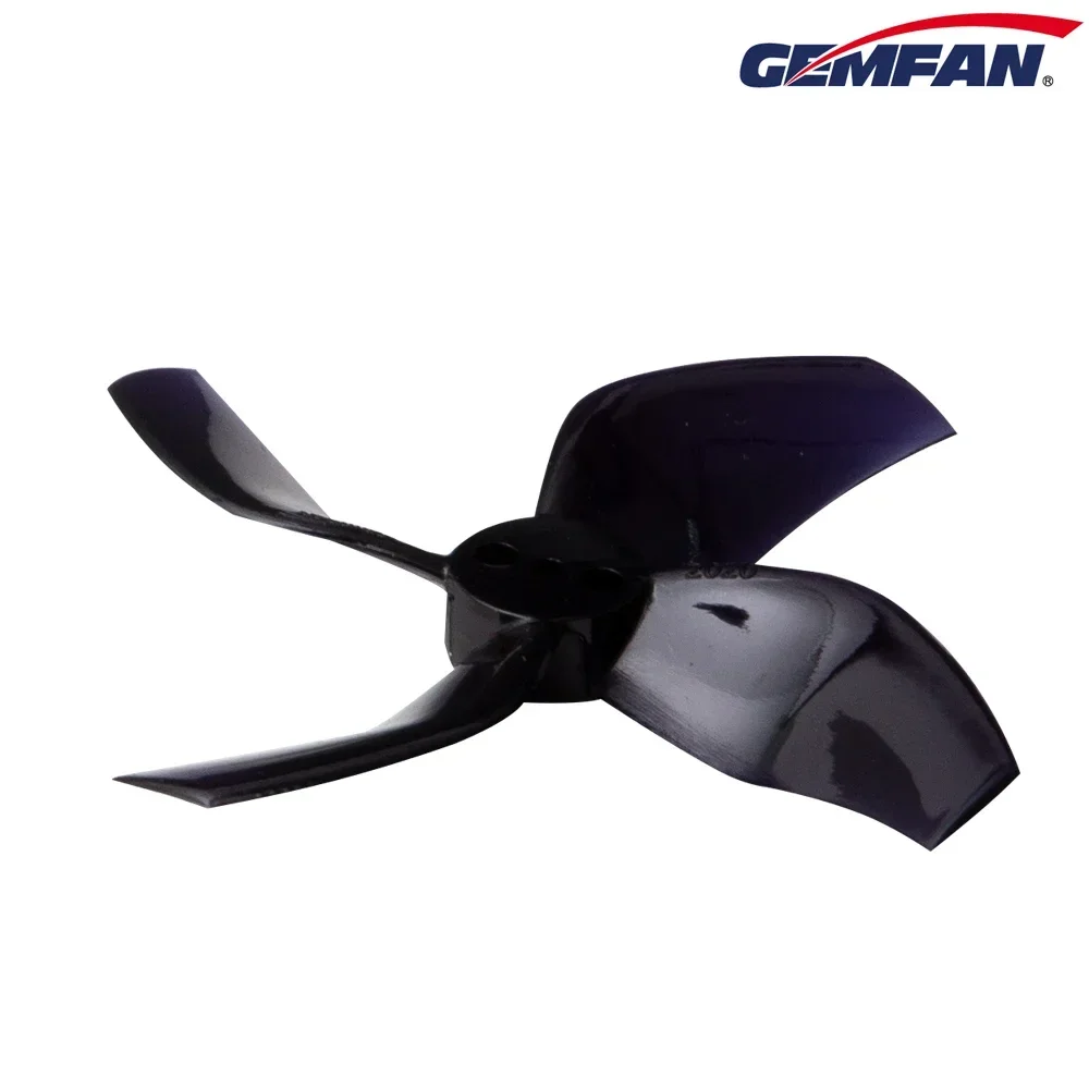 4 пары/8 шт. GEMFAN D51 2020 2x2x4 2 дюйма 50 3 мм 4-лопастной пропеллер для ПК 1 5 RC FPV Racing Freestyle