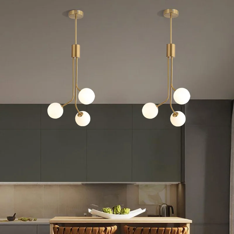 Декоративный подвесной светильник светодиодный в скандинавском стиле для