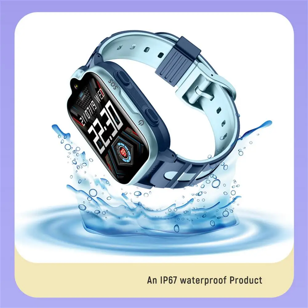 

4g Детские умные часы телефон Gps локатор Sos Hd Видеозвонок сенсорный экран Ip67 водонепроницаемые умные часы телефон K15