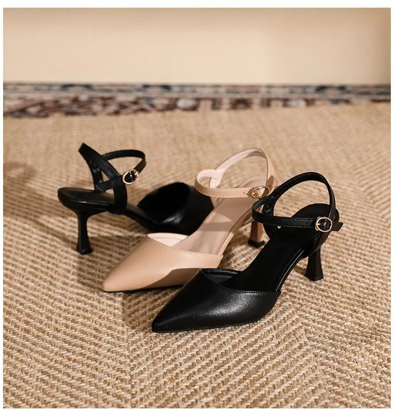 Женские туфли на высоком каблуке черные тонкие удобные с острым носком размеры