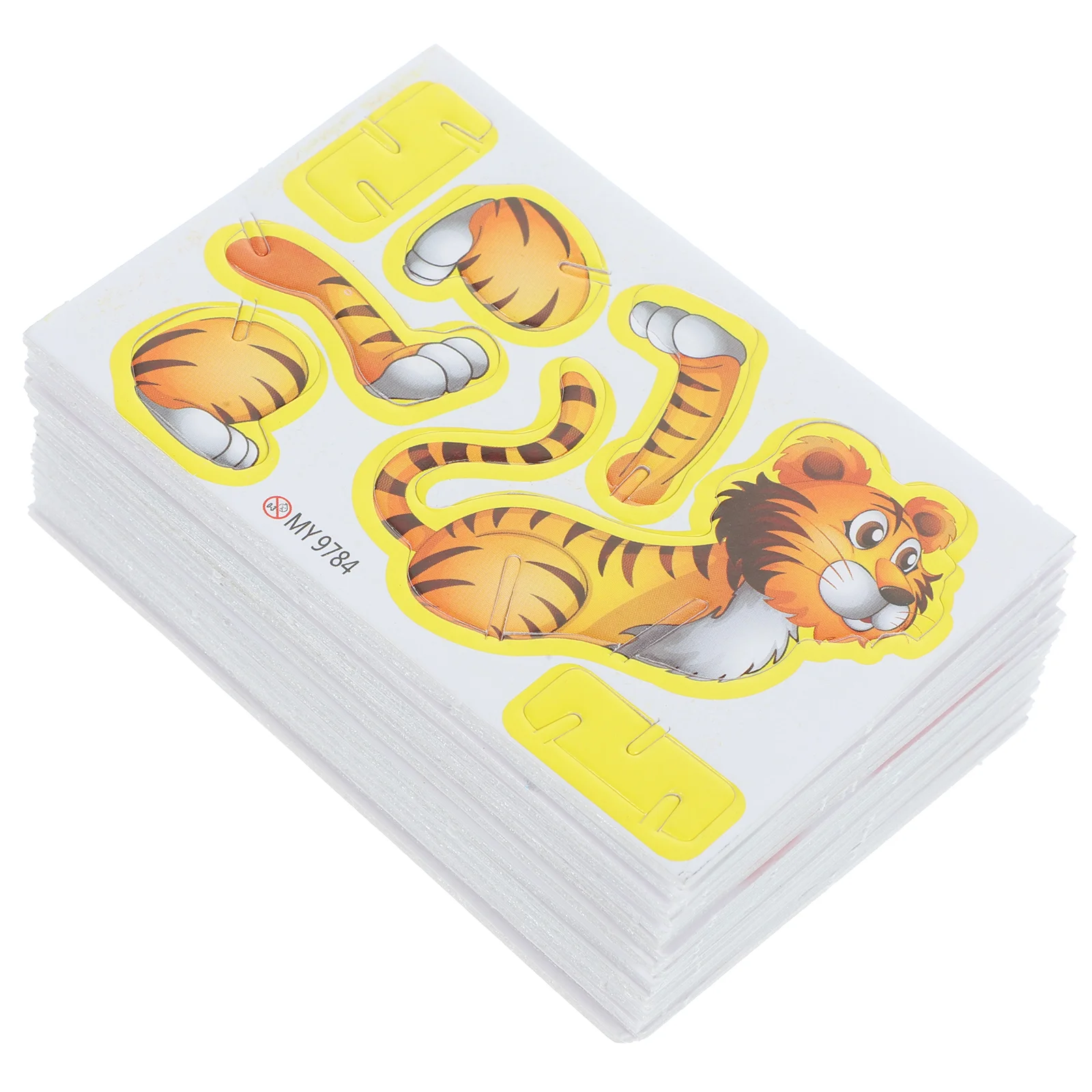 

Kids Cognition Toys Interactive Tiger Puzzle Child 3d Education Plaything Montessori Foam Puzzles Baby