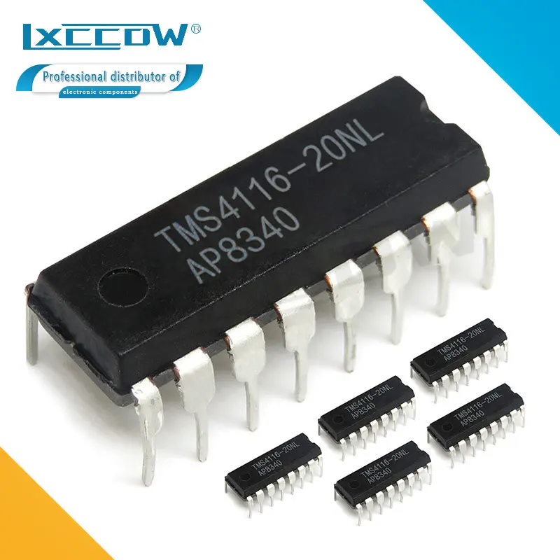 

5 шт. TMS4116-20NL DIP16 TMS4116 DIP-16 TMS4116-20 DIP TMS4116-15NL