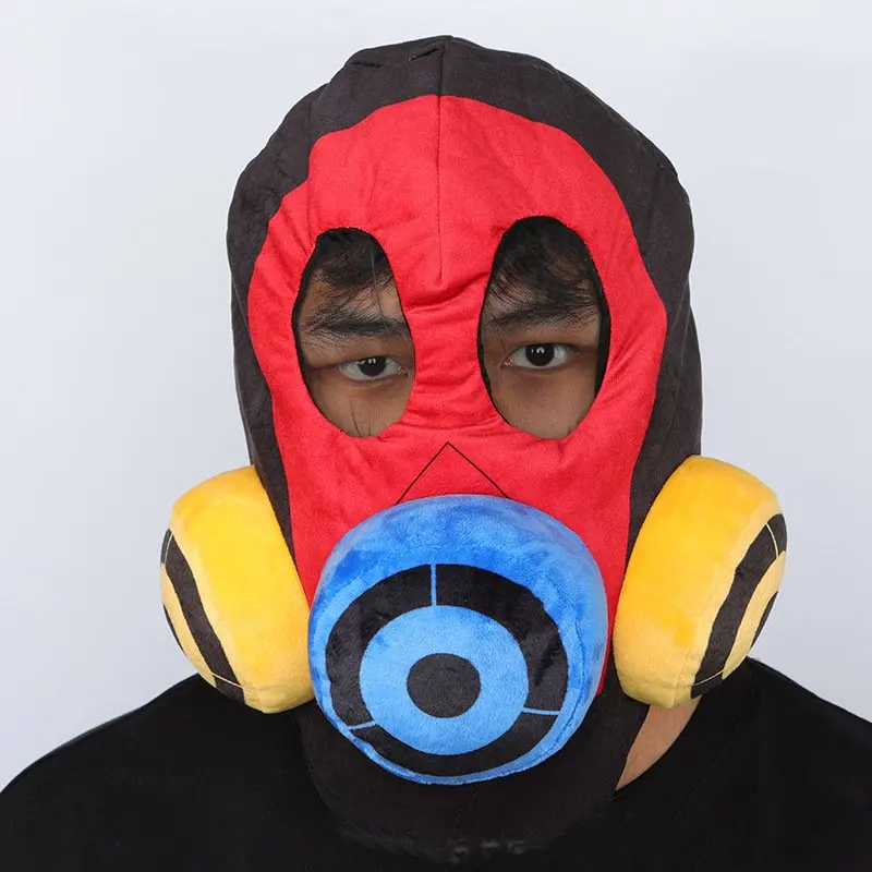 

Unisex Women Men Playtime 3 Gas Mask Headgear Poppy Plush Mask For Adult