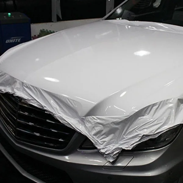 

White Glossy Vinyl Wrap Film Gloss Car Wrapping Film Bubble Free Car Sticker Bike Phone Console Skin