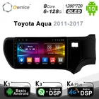 1280*720 Android 10,0 Ownice Автомобильный мультимедийный автомобильный радиоприемник для Toyota Aqua 2011 - 2017 4G LTE аудио GPS плеер 8 ядер без DVD