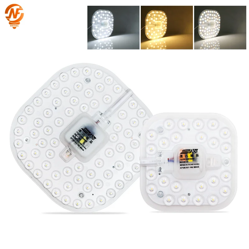 

Square Led Ceiling Lamp Module Replace Panel Light Source Neutral Cold Warm White 12W 18W 24W 36W Led Ceiling Light living room
