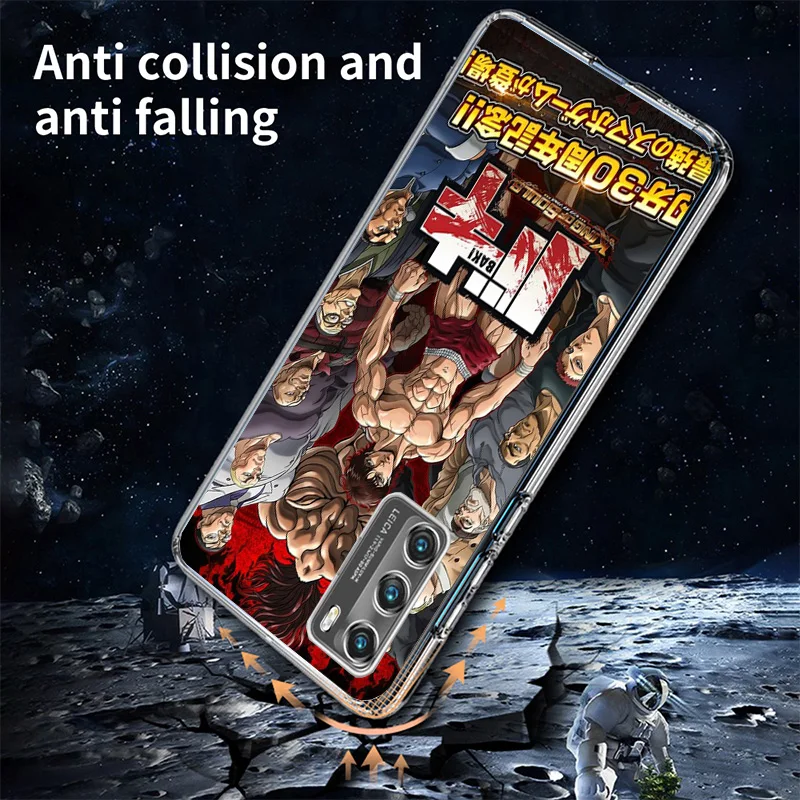 Оригинальный чехол для телефона Baki the Grappler с аниме Huawei P40 P30 P20 P10 Lite Mate 20 10 Pro P Smart Z Y5