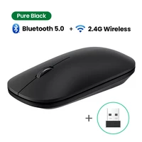 mouse wireless bluetooth silent mouse 4000 dpi for macbook tablet computer laptop pc mice slim 2 4g wireless mouse