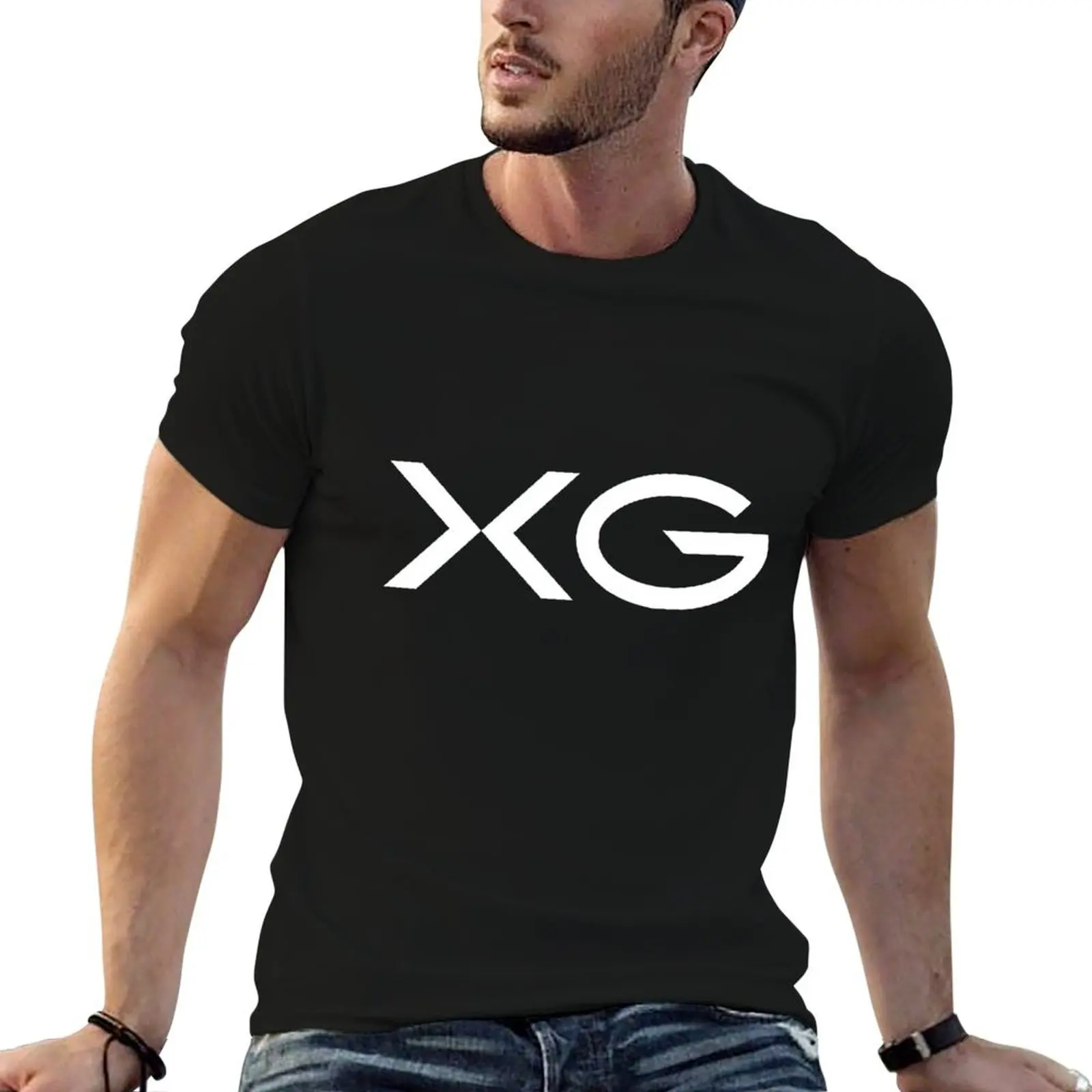 Фото Футболка XG (Xtraordinary Girls) KPop HD с логотипом, базовая футболка больших размеров №1