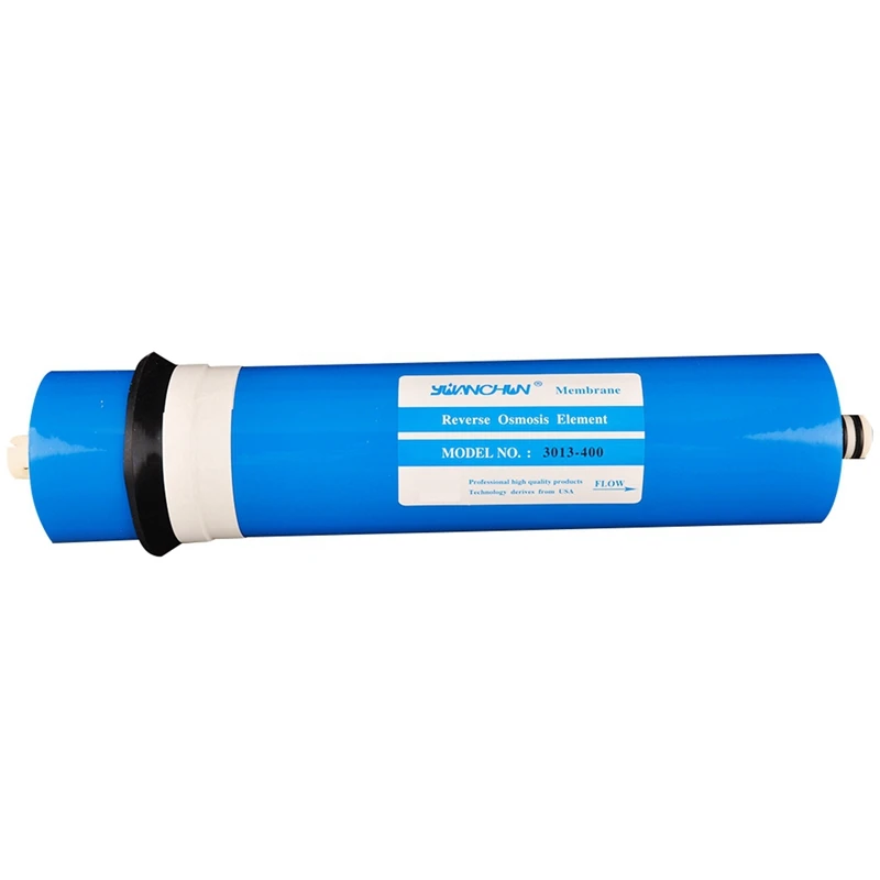 

2x400 GPD RO мембрана обратного осмоса, 1/4 дюйма быстроразъемные фитинги