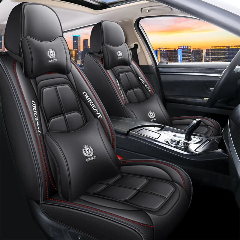 

Universal Pu Leather Car Seat Cover for VW Passat B6 B7 B8 Seat Arona Skoda Superb 3 2 Auto Accessories Interior Details