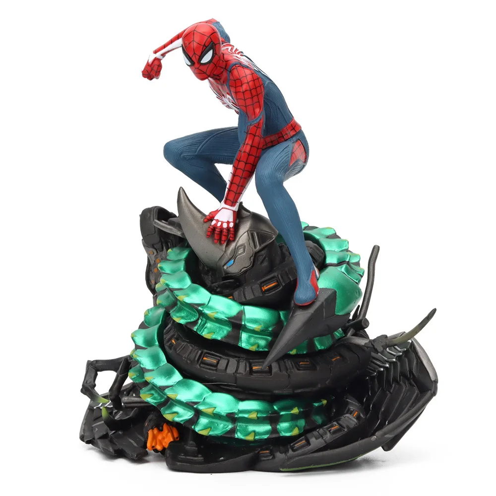 

19cm Anime Marvel Limited Ps4 Spider Man Collectors Edition Spiderman Pvc Action Figure Model Decoration Toys For Boys Gifts