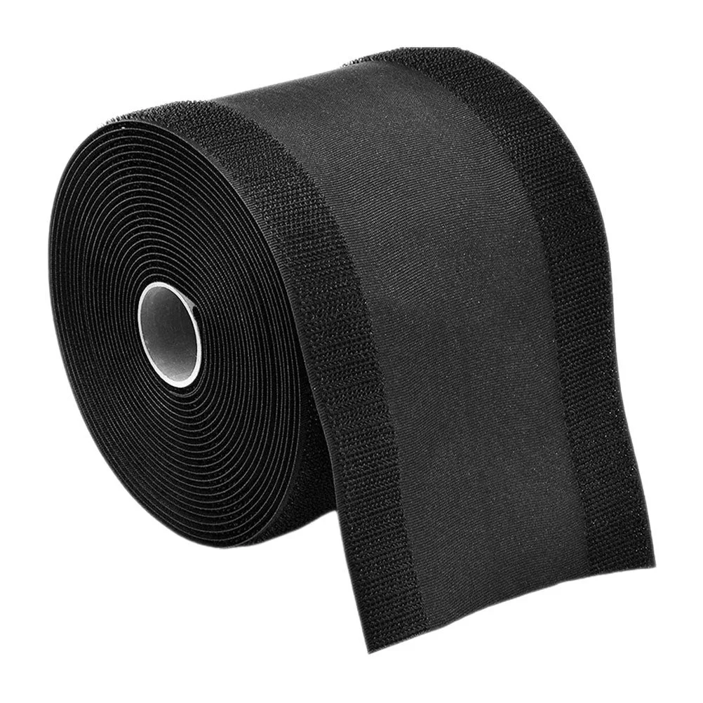 

Cable Floor Black Tapes Hook Wire Tape Management Strip Grip Protector Cords Strap Hider Carpet Protecter Wires Black