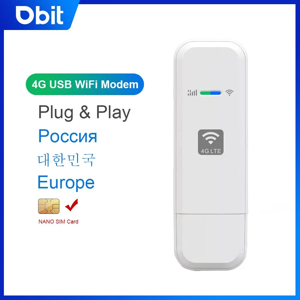 Фото LDW931 Lte роутер модем 4G Wifi sim-карта ключ портативный мобильный Wifi Uif Plug and Play подходит для Европы Корея Россия №1