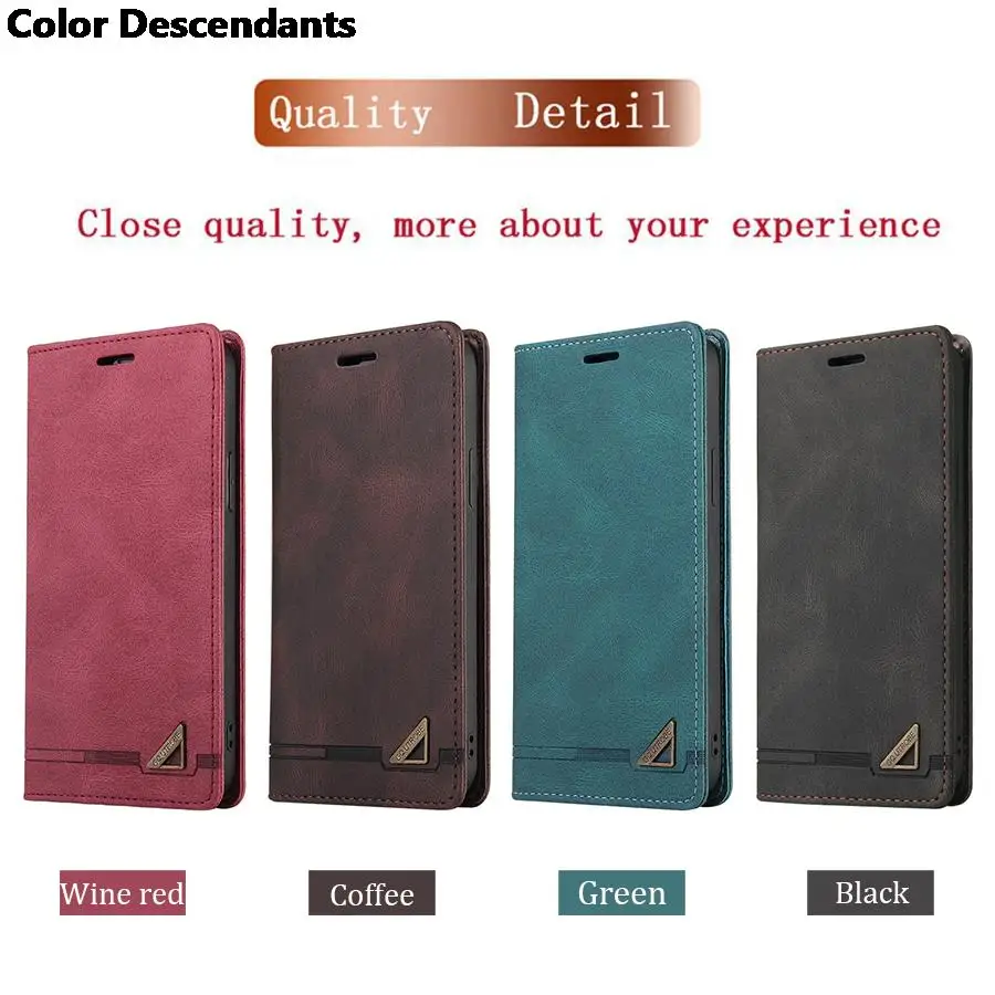 Wallet Leather Anti-theft Brush Case For VIVO IQOO Z3 Y91 Y91C Y90 Y53S Y51 Y51A Y51S Y50 Y31 Y30 Y21 Y20 Y20S Y15 Y12 Y11 U3X images - 6