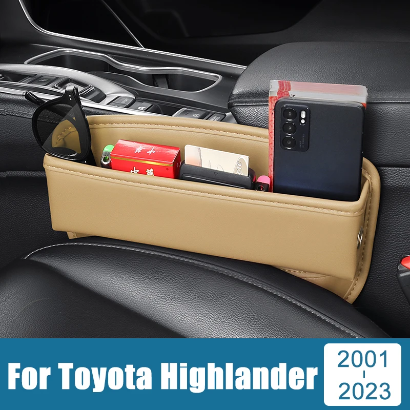 Для Toyota Highlander XU30 XU40 XU50 XU70 Kluger 2001-2020 2021 2022 2023 автомобильное сиденье со щелевым слотом коробка для хранения сумка Встроенный чехол Для Toyota Highlander XU30 XU40 XU50 XU70 Kluger 2001-2020 2021 2022 2023 автомобильное сиденье со щелевым слотом коробка для хранения сумка Встроенный чехол