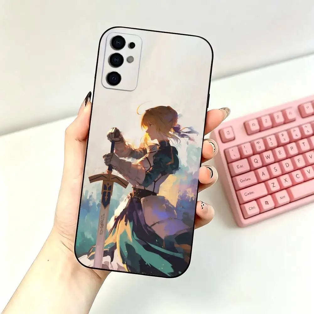 Мягкий черный чехол для телефона Anime F-Fate R-Rin Saber для Samsung S26,25,24,21,22,21,20,10,9,8,7,6Ultra,Plus,Fe, Lite (art.: 3920dbdd6f754) - 3920dbdd6f754