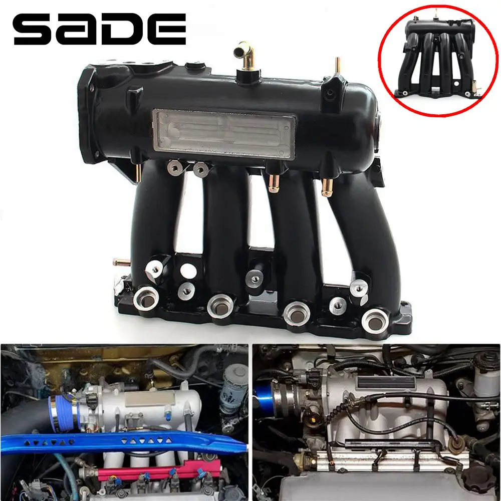 

High Quality Car Aluminum D15 D16 D-SERIES Intake Manifold For 1988-2000 HONDA CIVIC CRX DEL SOL Intake System Brand IM-1005