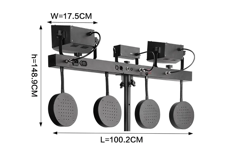 Высококачественный монолитный блок светодисветильник Дов RGBW с ножным