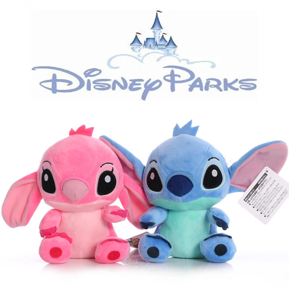 Плюшевые куклы Ститч Disney Мультяшные аниме игрушки Лило и плюшевые Stich подарок на