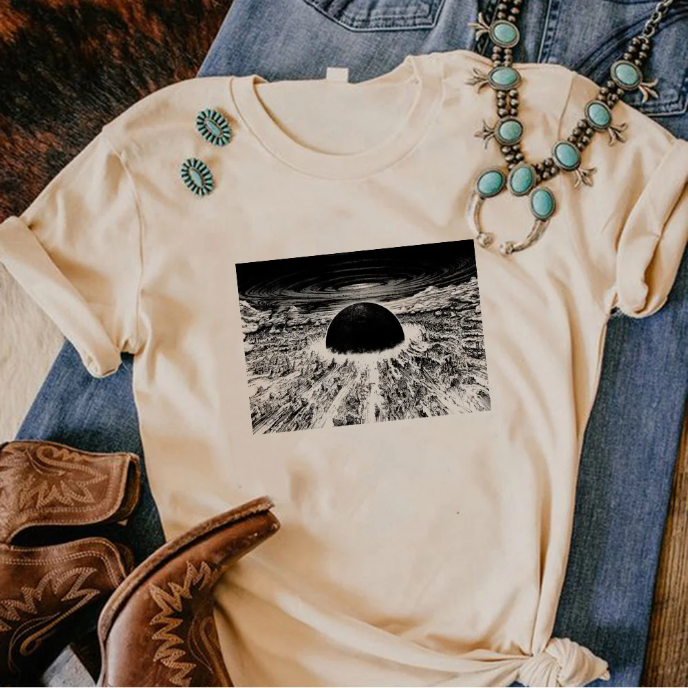 

Женская летняя футболка Akira y2k, забавная уличная одежда