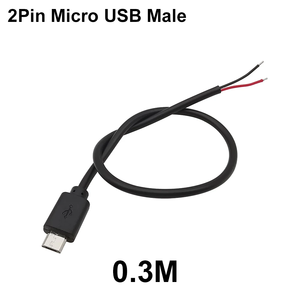 

Micro USB кабель питания 0,3 м 1 м