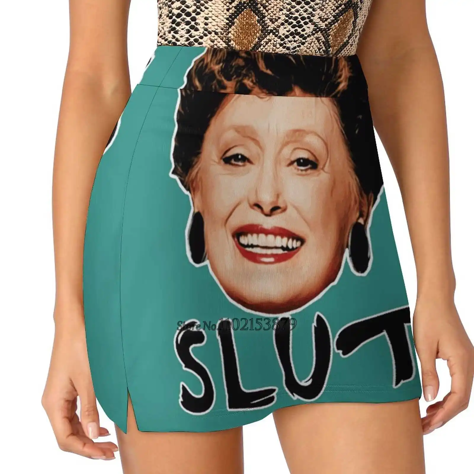 Golden Girls - Blanche Devereaux Женская спортивная юбка Теннис Гольф Танцы Фитнес Бег Йога