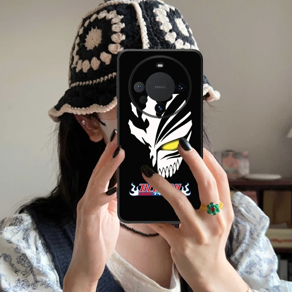 Чехол для мобильного телефона отбеливатель Ichigo Huawei Mate 60 50 40 30 20 10 Pro Plus Lite E 5G черный