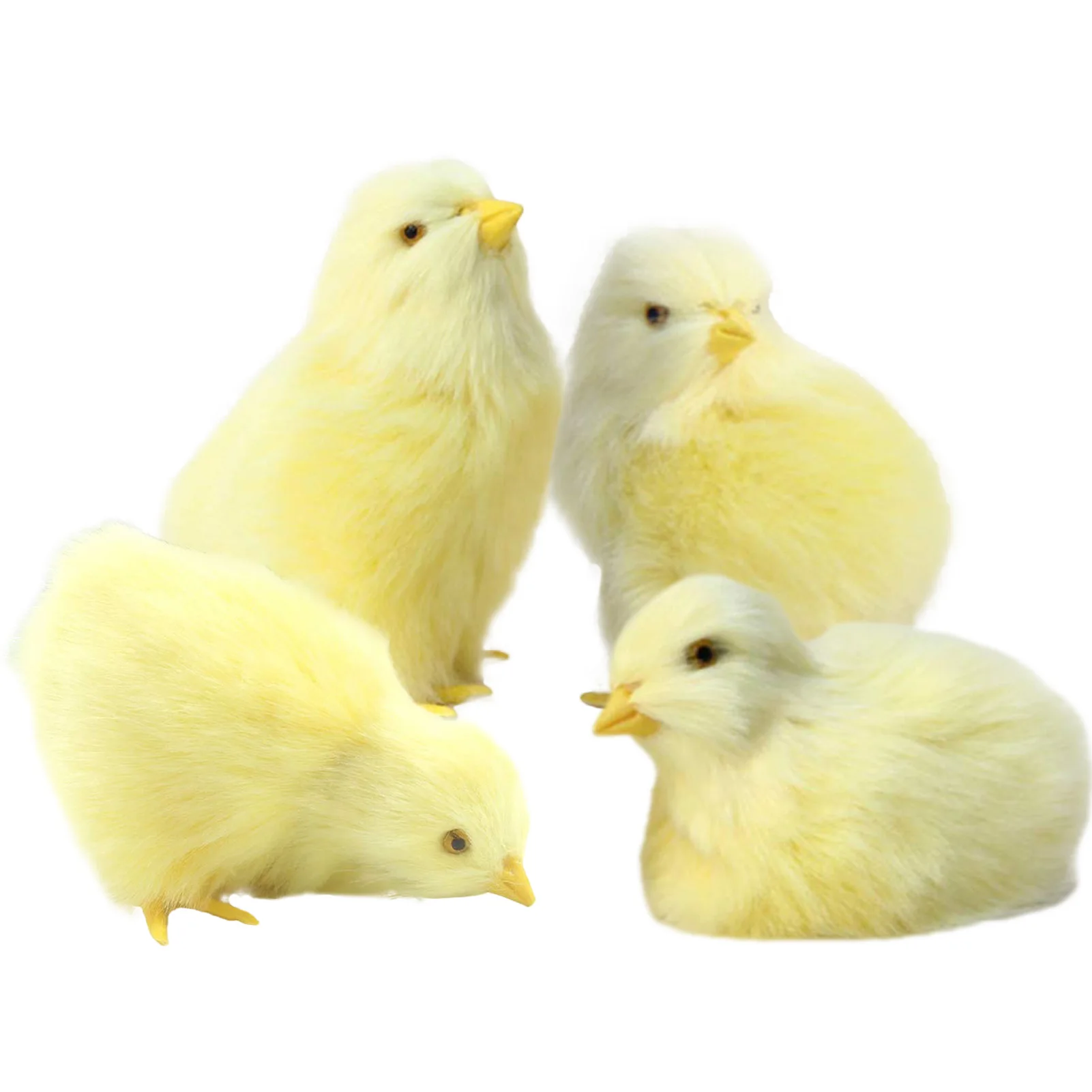 

Chick Plush Toy Simulation Chicken Toys Realistic Furry Animal Doll Easter Gift Kids Toy Chick Animal Doll Cognition Chicken Mod