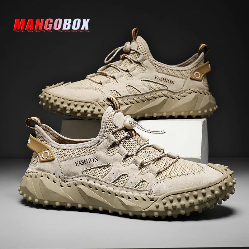 

Summer Outdoor Man Sneakers Breathable Golf Training for Male Hand Made Golf Shoes Men Anti-Slippery Mens Shoes Sport