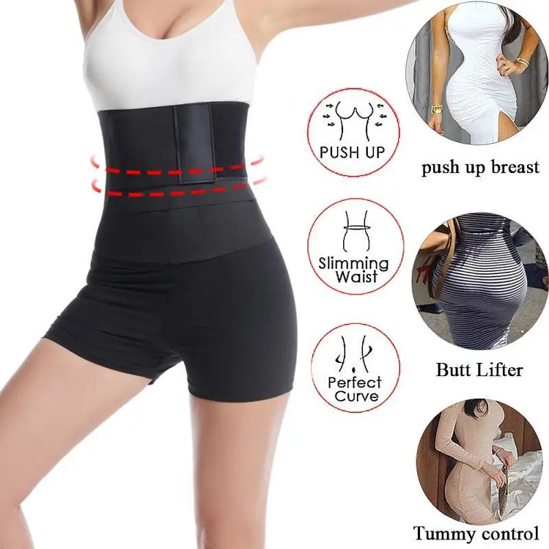Waist Trainer Sweat Sauna Pants Body Shaper Slimming Pants Tummy Control Shapewear Thermo Sweat Leggings Fitness Workout Fajas
