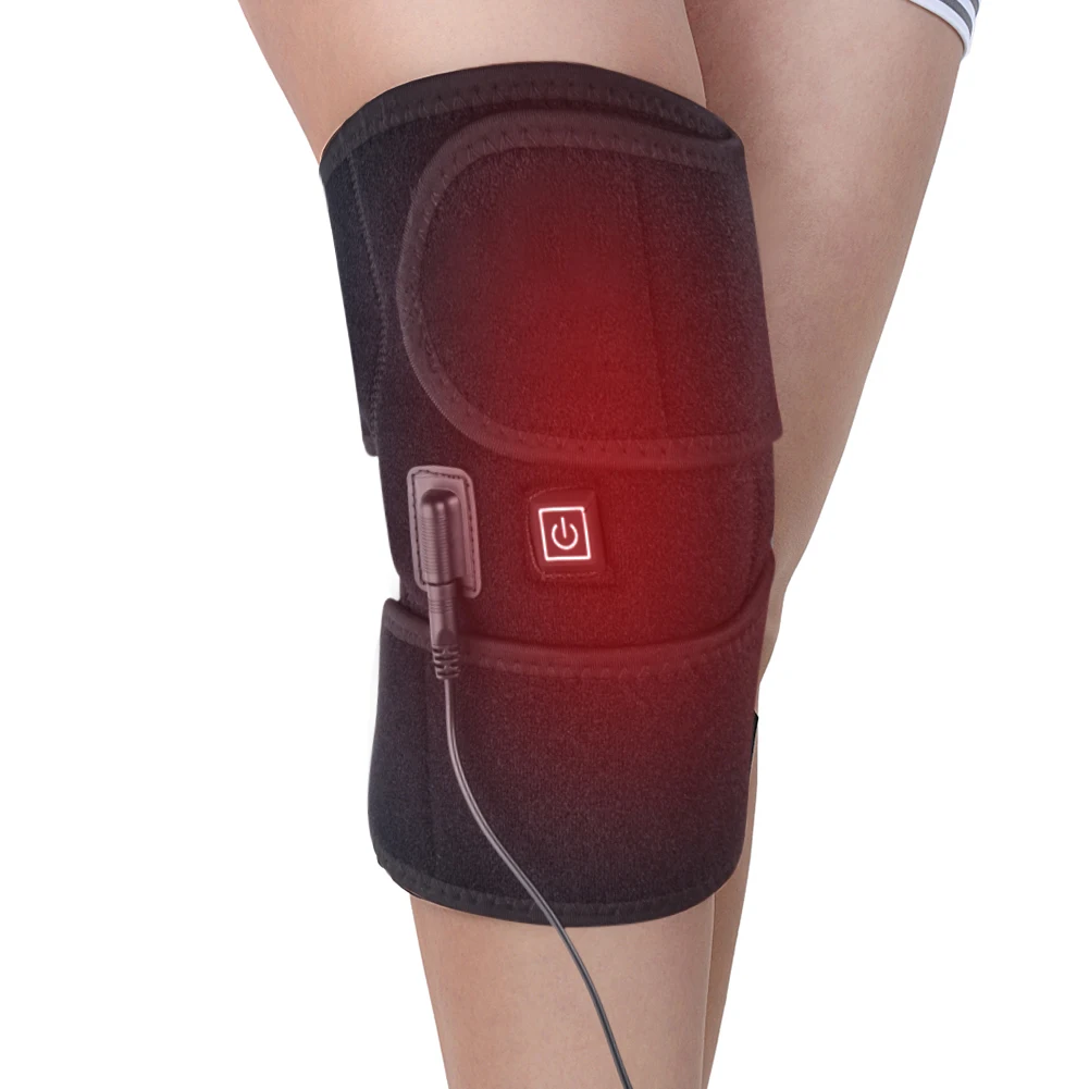 

Electric Heating Knee Massager Far Infrared Joint Physiotherapy Elbow Knee Pad Vibration Massage Pain Relief Health Care