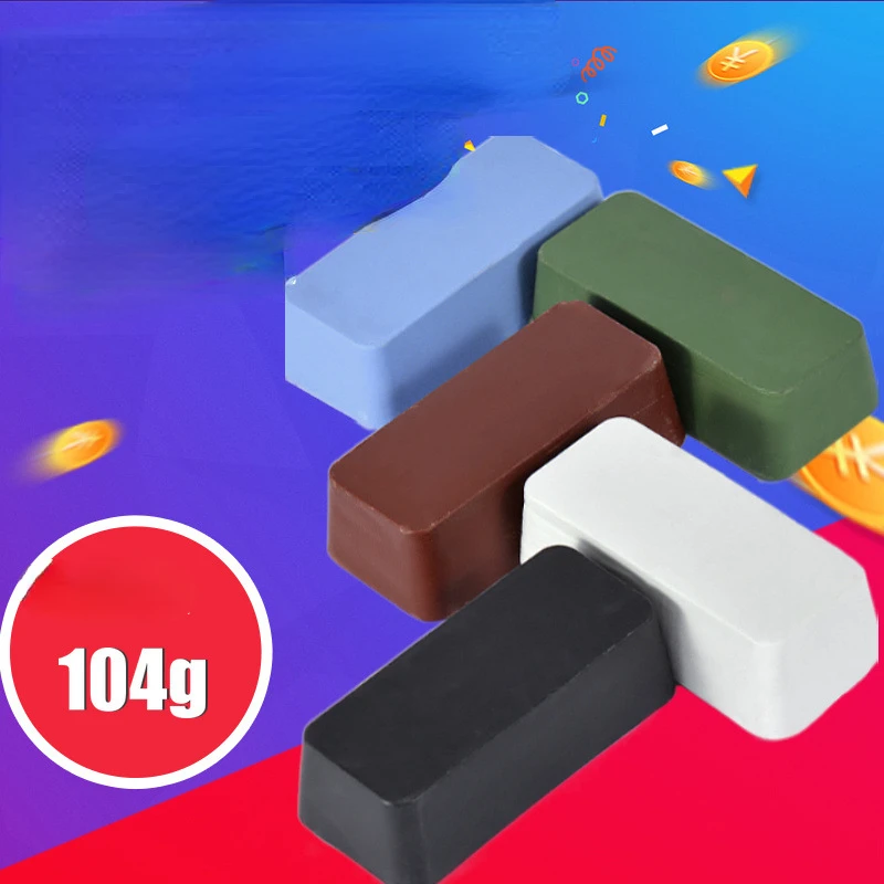 1 шт., твердая Полировальная паста для воска из нержавеющей стали, 104 г