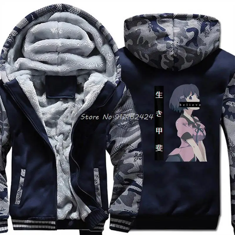 

Vaporwave Waifu Hoodie Anime Harajuku Winter Men Jacket Sweatshirts Thicken Hoody Coat Streetwear
