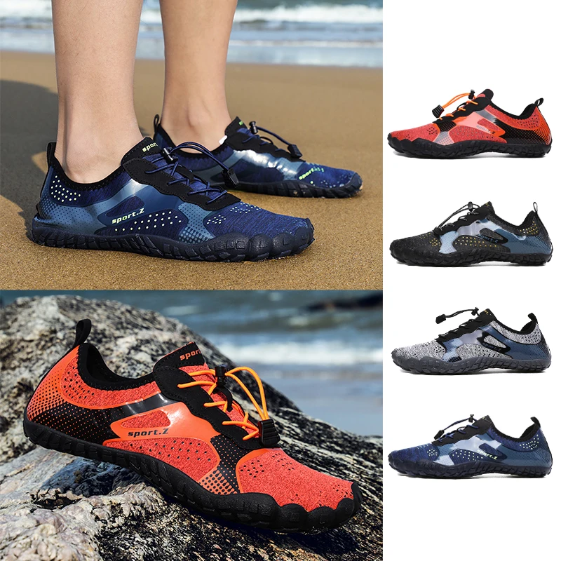 

2022 Summer Men Women Beach Shoes Swimming Aqua Shoes Quick Dry Sandals Fitness Training Shoes Non-slip Slippers sandalias mujer