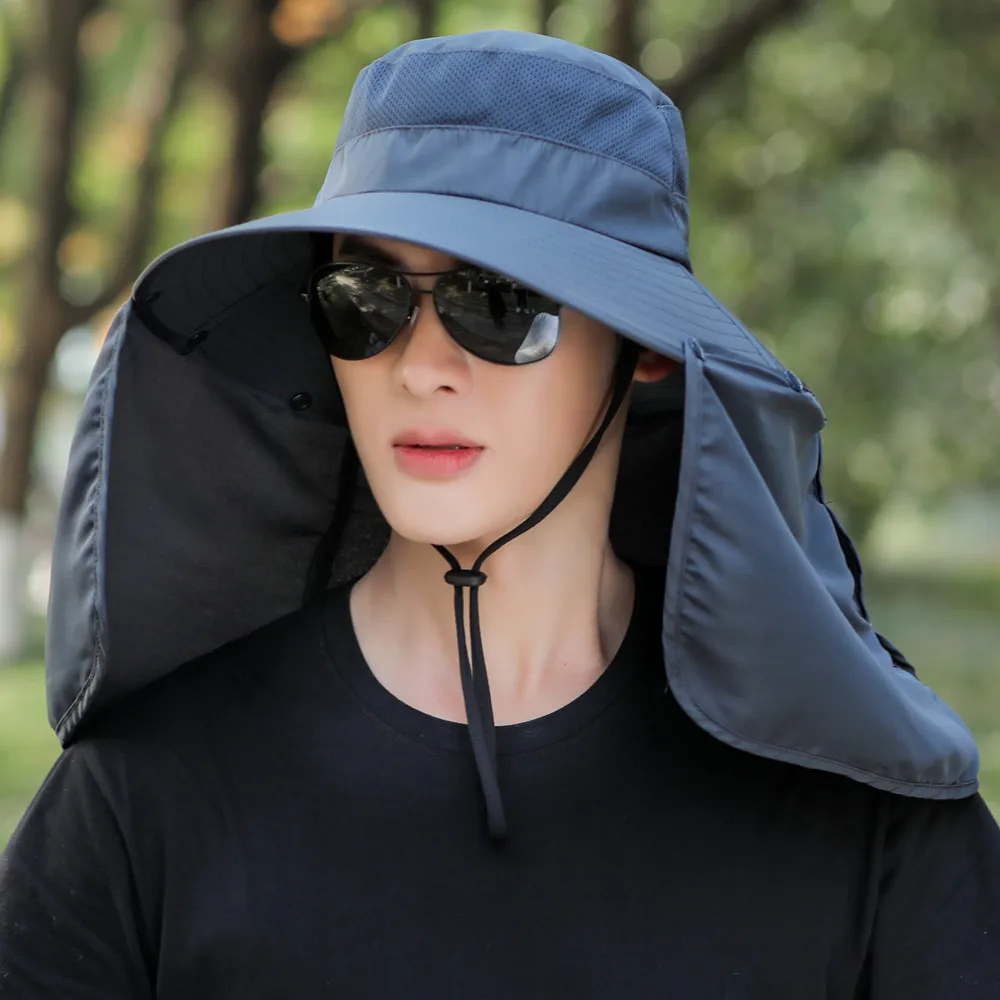 

Панама Мужская сетчатая с защитой от ультрафиолета, шляпа с широкими полями, для активного отдыха, рыбалки, походов, скалолазания, летняя