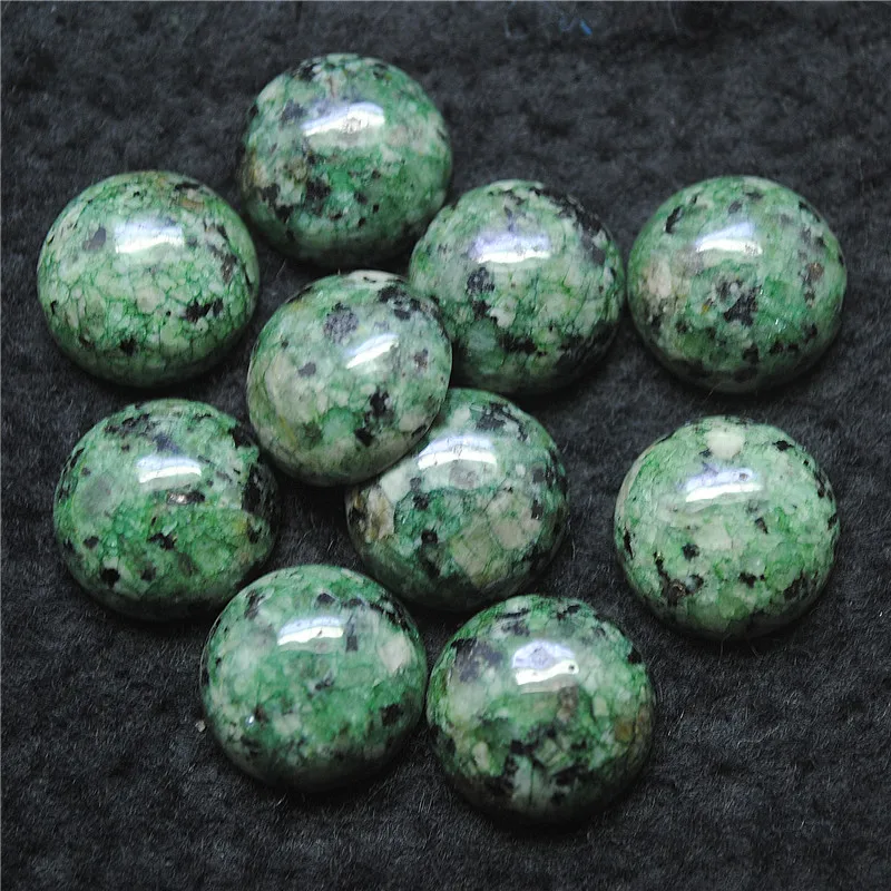 

10PCS Nature Gemstone Cabochons African Turquoise Round Shape 3MM 4MM 6MM 8MM 10MM 12MM 14MM 16MM DIY Beads Hot Selling