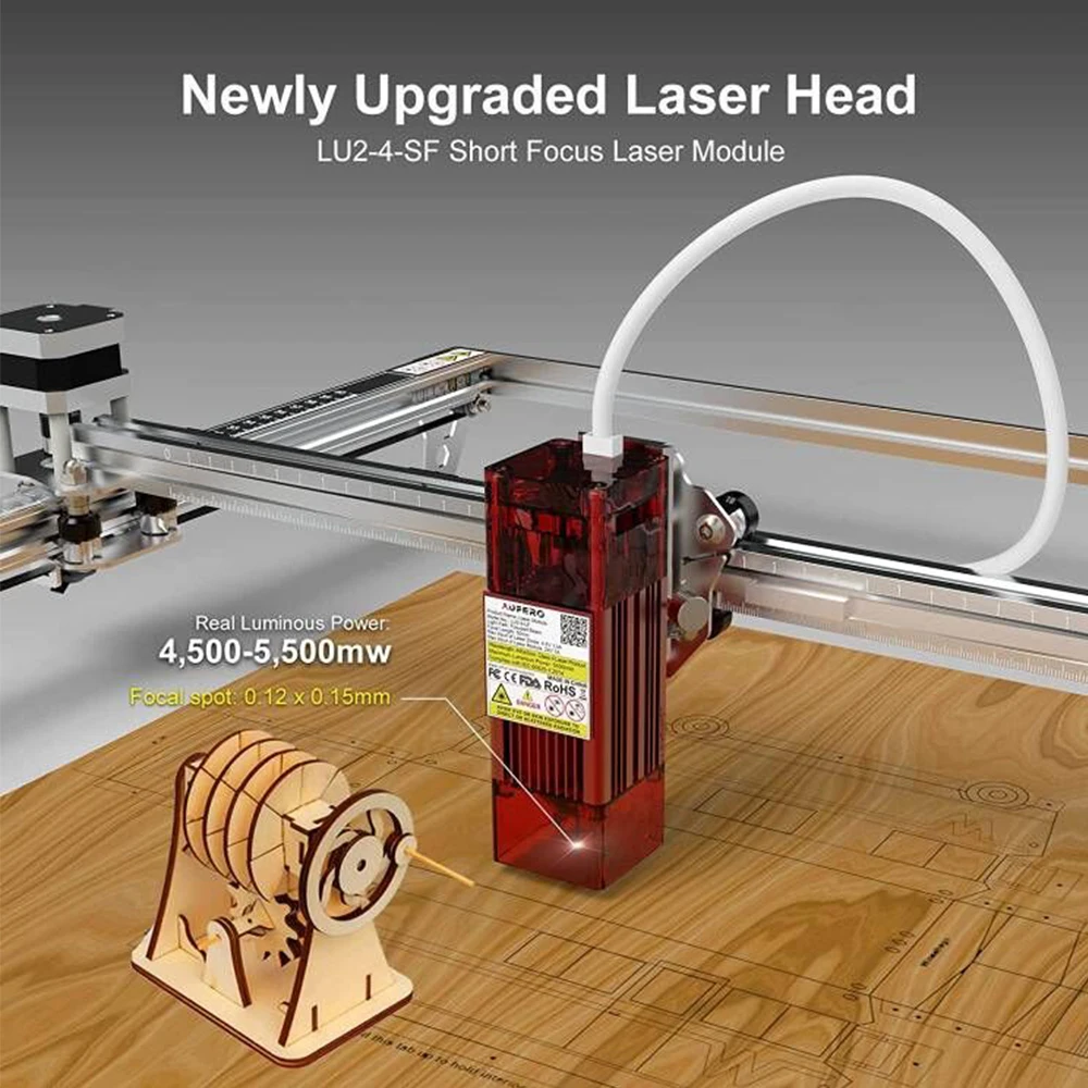 Лазерный гравер 5 Вт-60% Вт Выходная мощность гравировальный станок