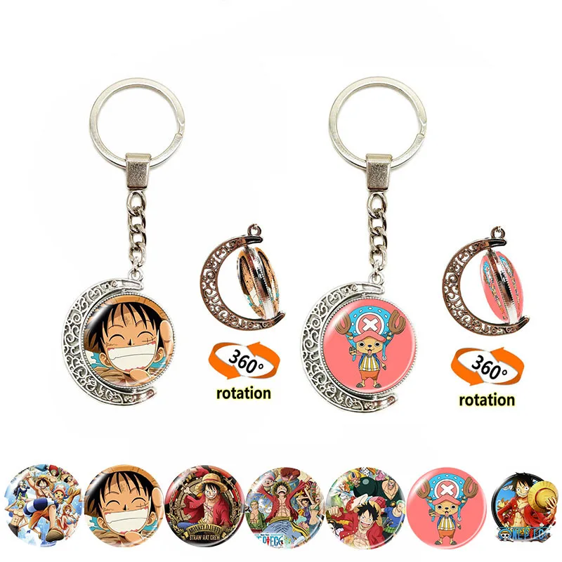 

Цельный брелок с аниме обезьяной мейрон, двухсторонний вращающийся кулон в виде Луны, Сумка с украшением для автомобиля