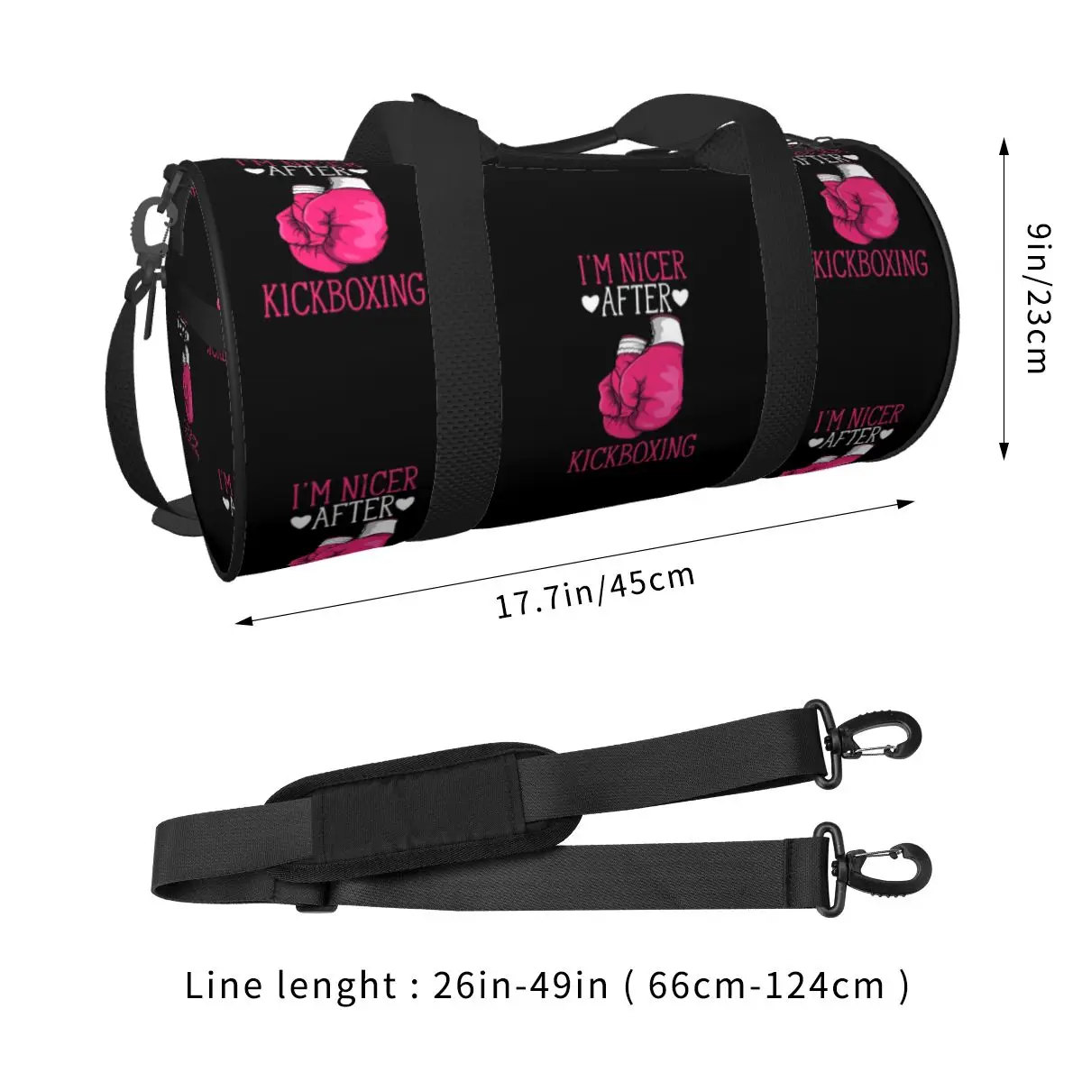 Смешные спортивные сумки для кикбоксинга подарок боевых искусств тренировочная