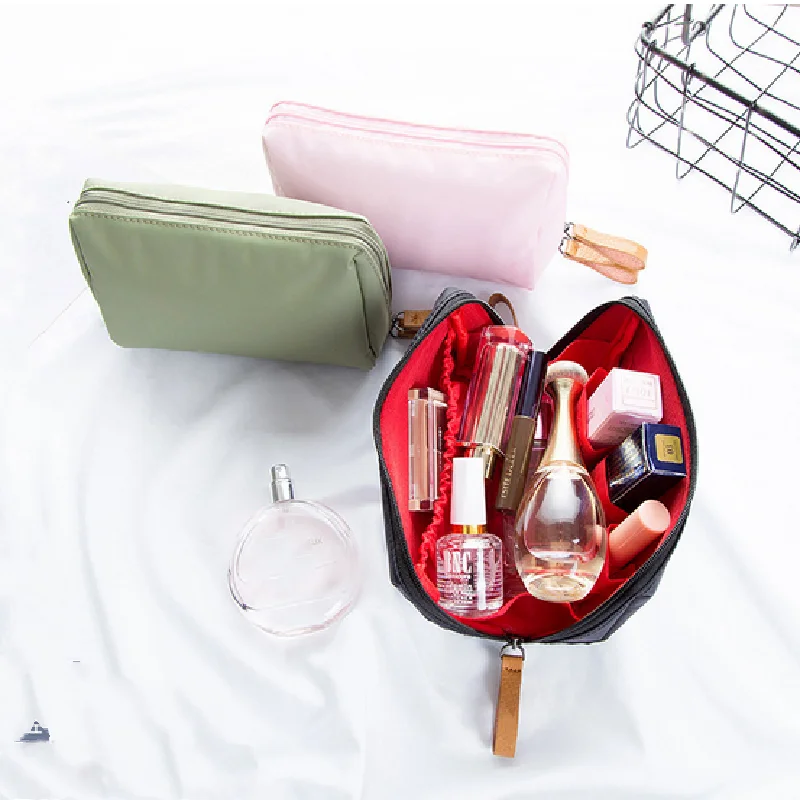 

Mini Waterproof Women's Cosmetic Bag Girls Lipstick Make Up Bags Female Small Travel Makeup Pouch Organizer Case kit