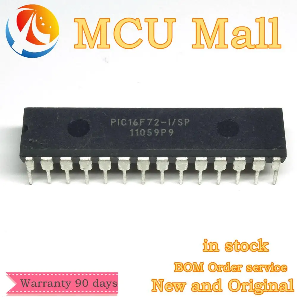 1 шт PIC16F72-I/SP PIC16F72 16F72 DIP28 IC